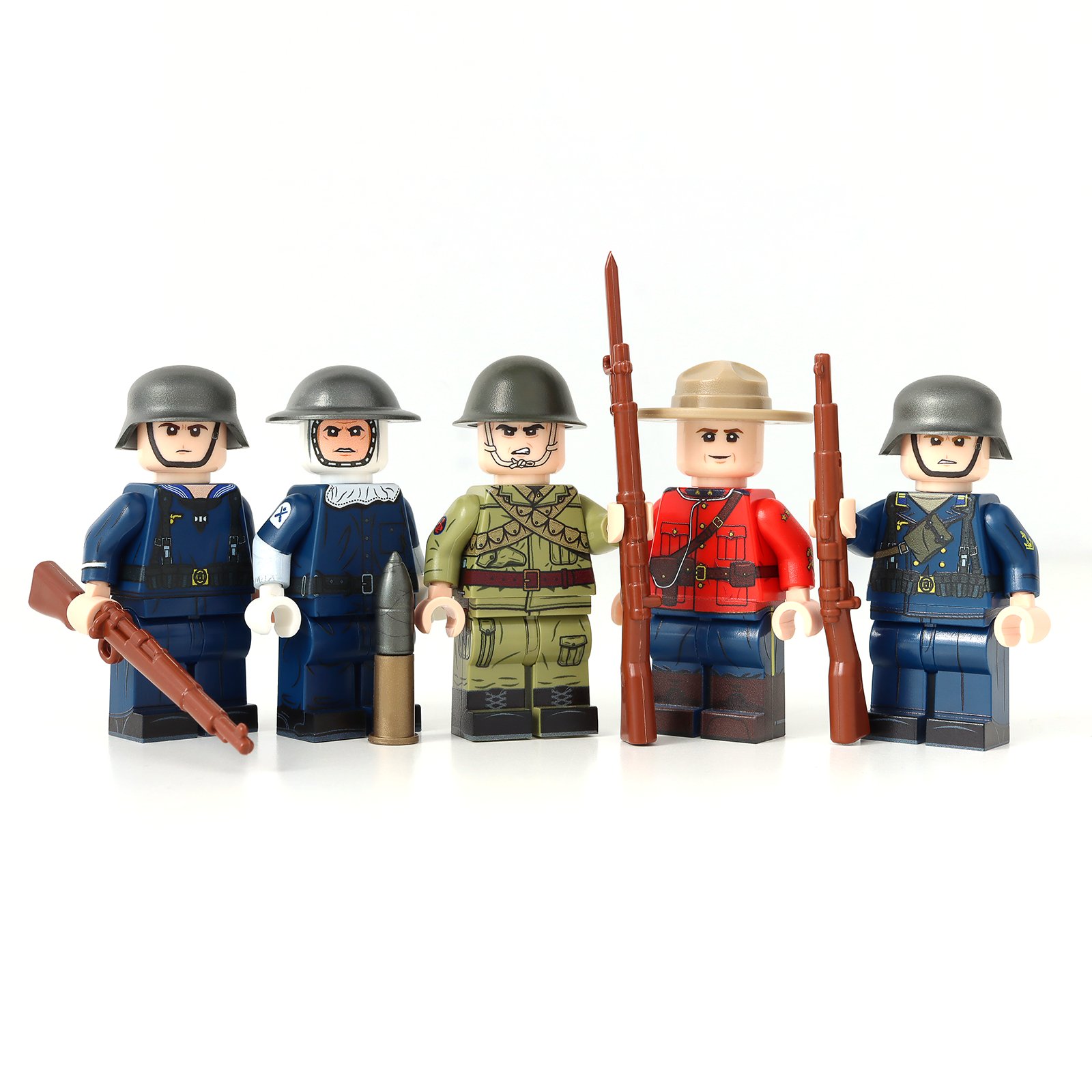 Lego WW1 Australian Battlefield 1 Soldier Minifigure 