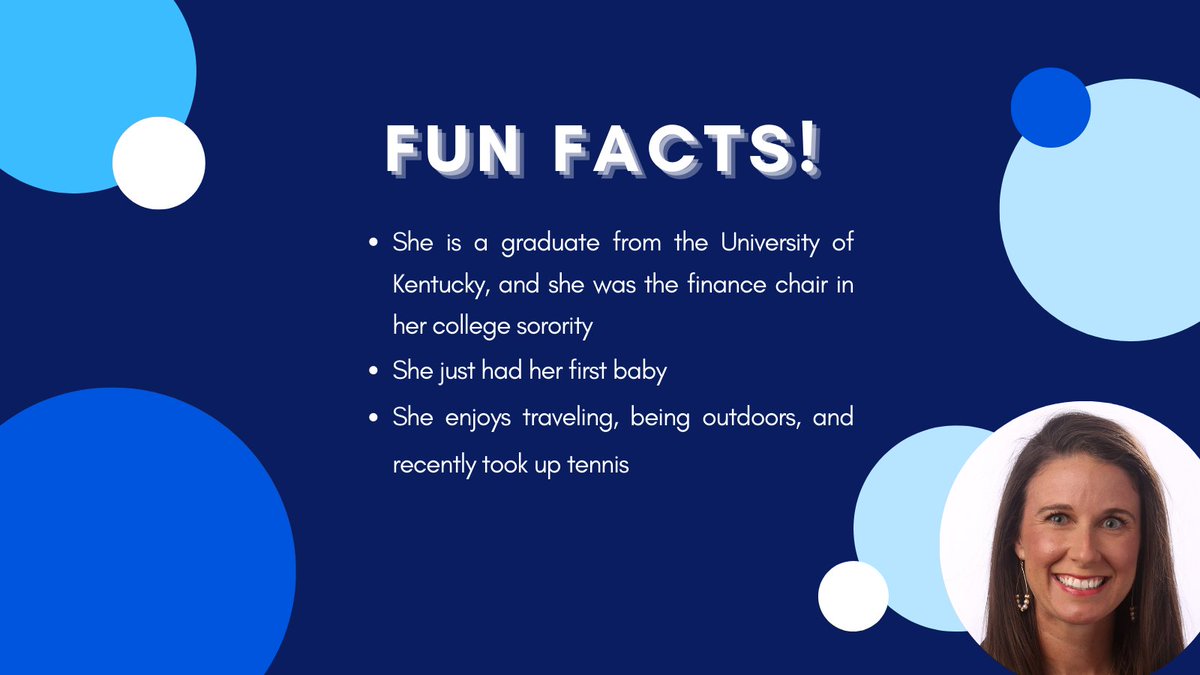 travischaney_'s tweet photo. Our team member spotlight of the month is Jenna Curtis! Jenna is our new CFO at D2, and she brings a lot of great experience to the table. Here are some fun facts about Jenna. https://t.co/cyba4VhBAr