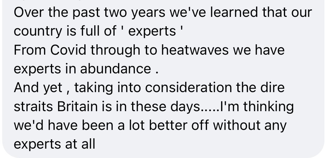 #justsaying #socalledexperts