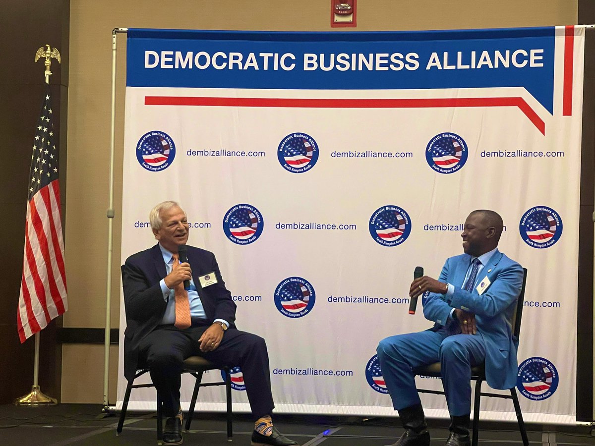 It was great to hear from @DonScott757 this morning at the @dembizalliance Breakfast🥞 Leader Scott gave an insightful presentation on the state of play politically within the Commonwealth of Virginia. @VAHouseDems @vademocrats