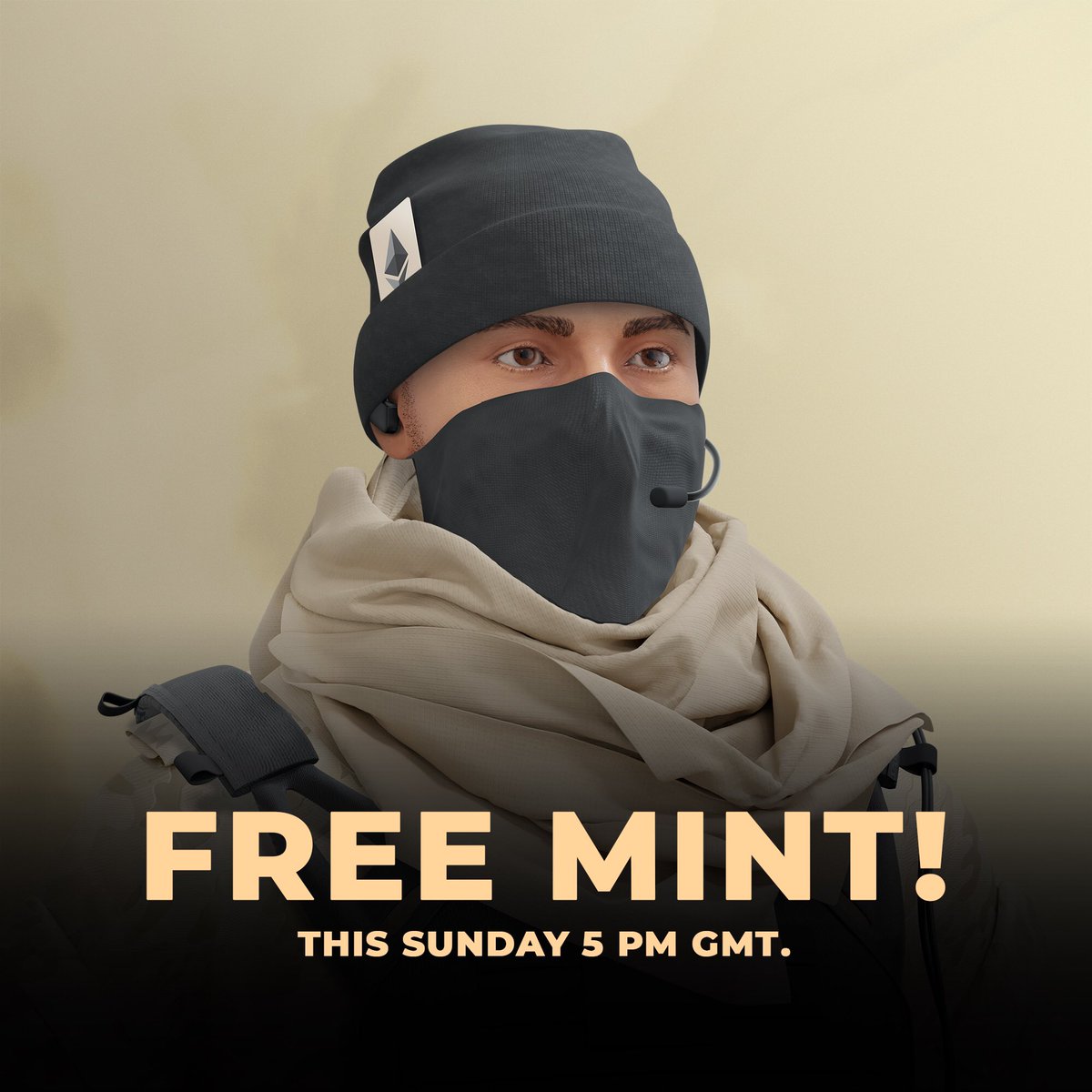 FREE PUBLIC MINT ON SUNDAY, 5PM GMT. 

2 PER WALLET. 

SEE YOU ON SUNDAY, SOLDIERS.