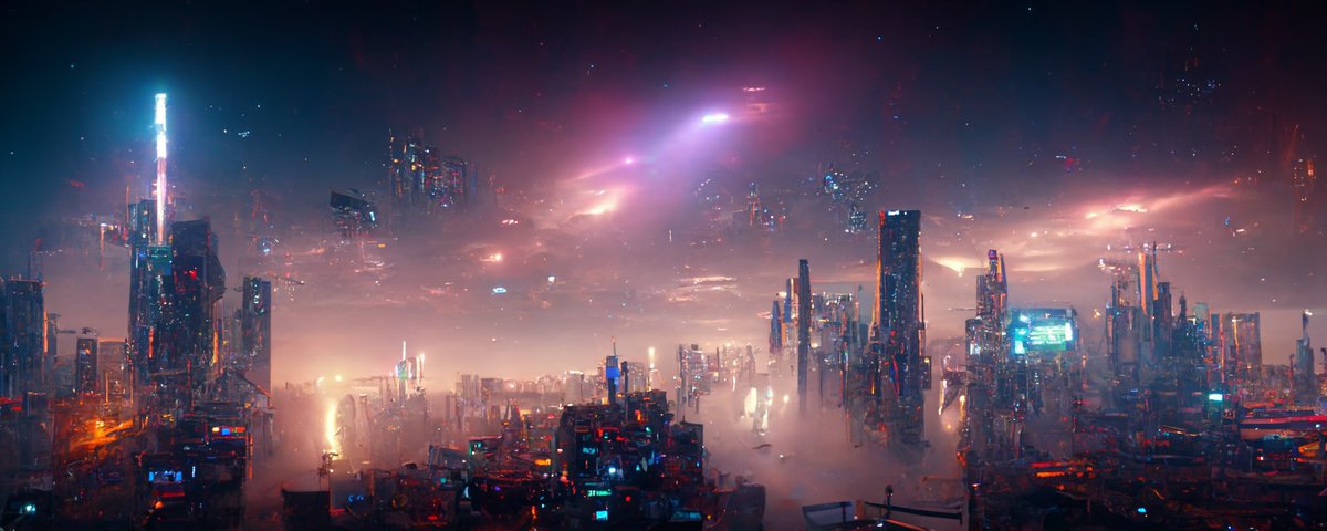 TDutourPhoto's tweet photo. My two @TidesLost, love the mood in these AI generated cityscapes. There are other types of landscapes or scenes in the collection.

#NFTArts #AIart https://t.co/xGyOl69PV5