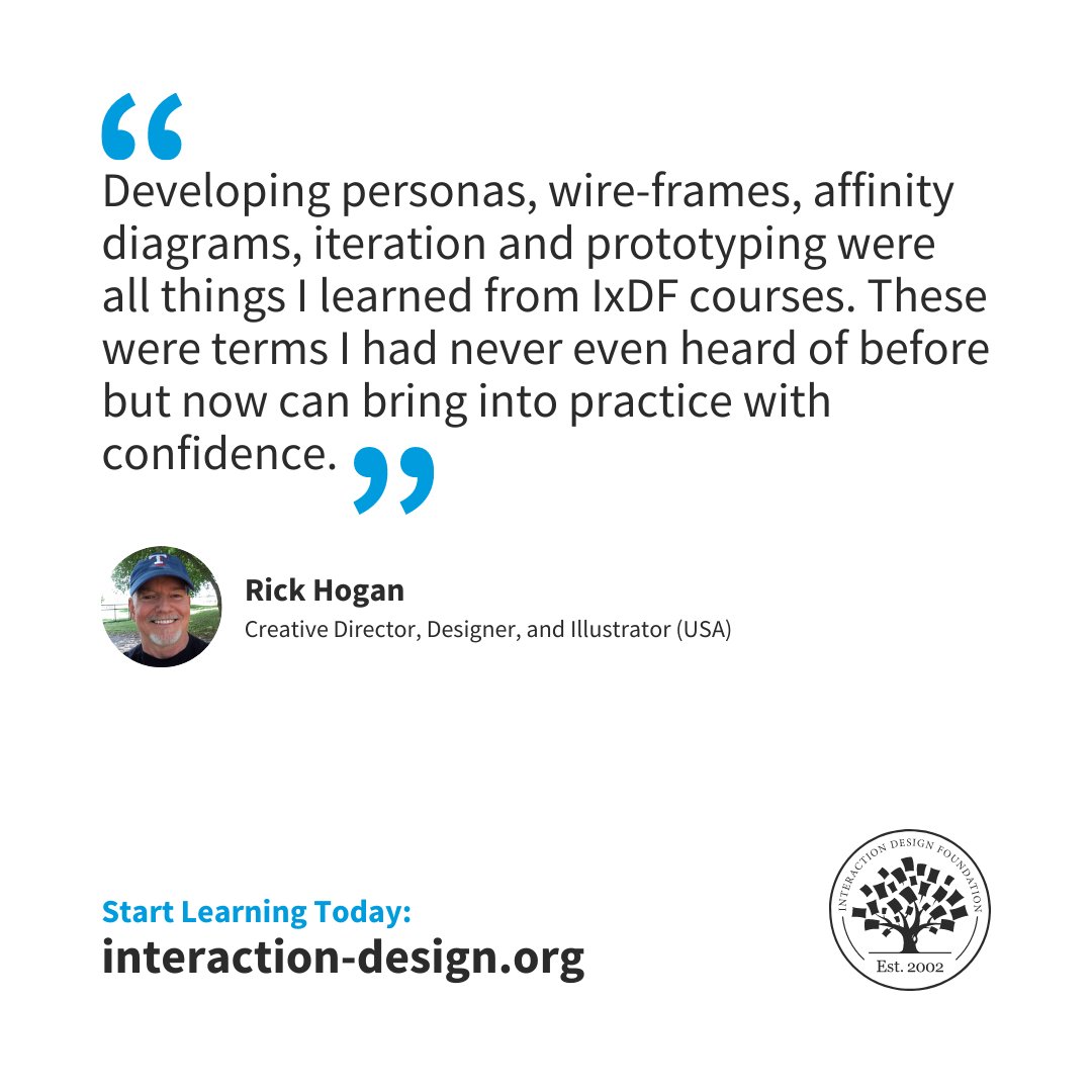 ixdf_org's tweet photo. We have our heart full when our members share how our courses helped them grow professionally π
Do you want to become a member?
π https://t.co/Fw0zUfxTPj
#LearnWithIxDF #LearnUX #UXDesign #UXDesigners #CareerChange https://t.co/UxMF61PGBk