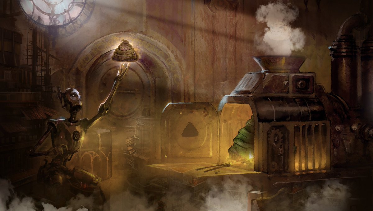voidmetaverse's tweet photo. Refining device: steam powered device
Research Notes:
(1) Too much pressure! ██████ Relieve! Relieve the pressure!
(2) The gears of machine █ look like new after the work
(3) The air after the steam dissipates is as wonderful as the one on Idason
#NFTs #NFTCommmunity https://t.co/v0qAxflK2n