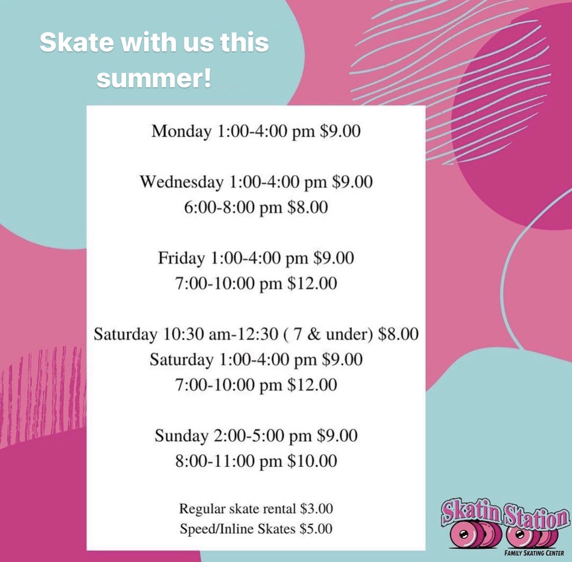SKATINSTATIONMI's tweet photo. We are open for summer skating! 🤩🛼 https://t.co/YMgo2geNLQ