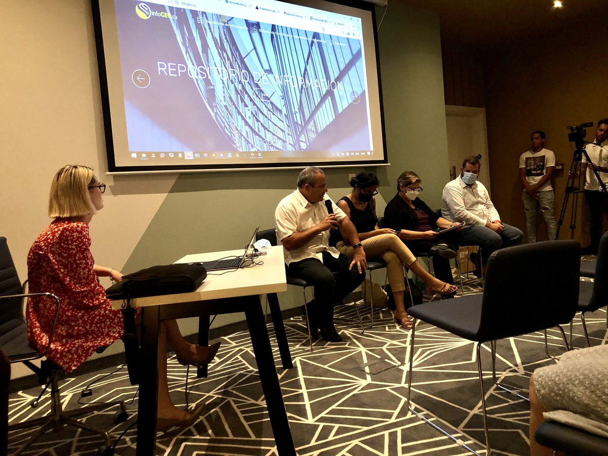 Así inicia el Taller final del proyecto #infoGEO 📈 

<a href="/PNUDCuba/">PNUD Cuba</a> <a href="/citmacuba/">Ministerio de Ciencia, Tecnología y Medio Ambiente</a> <a href="/AMA_CUBA/">AMACuba</a> <a href="/igtcuba/">Instituto de Geografía Tropical Cuba</a> <a href="/CITMATELOficial/">CITMATEL</a> <a href="/XETID2/">XETID</a>