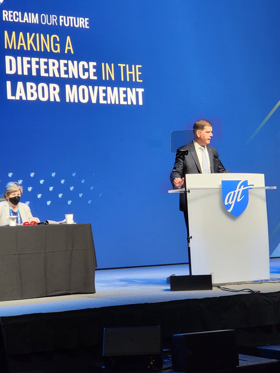 Martin J. Walsh (Marty)
Secretary of Labot of the U.S.

" IN THE FACE OF CHALLENGE , WE STEP UP "
#unionSTRONG
#AFTBOSTON22