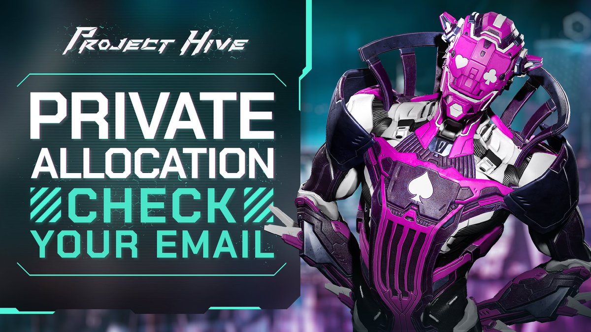 Project Hive (@project_hive_io) on Twitter photo ⚡️We're starting to send out Responses to the Allocation Form - including info on the allocation size!
🔥Only trust emails from a verified address - private@project-hive.io 🧐
If there's no mail from Project Hive, contact us directly and make sure to check your spam folder! ⚡️We're starting to send out Responses to the Allocation Form - including info on the allocation size!
🔥Only trust emails from a verified address - private@project-hive.io 🧐
If there's no mail from Project Hive, contact us directly and make sure to check your spam folder!