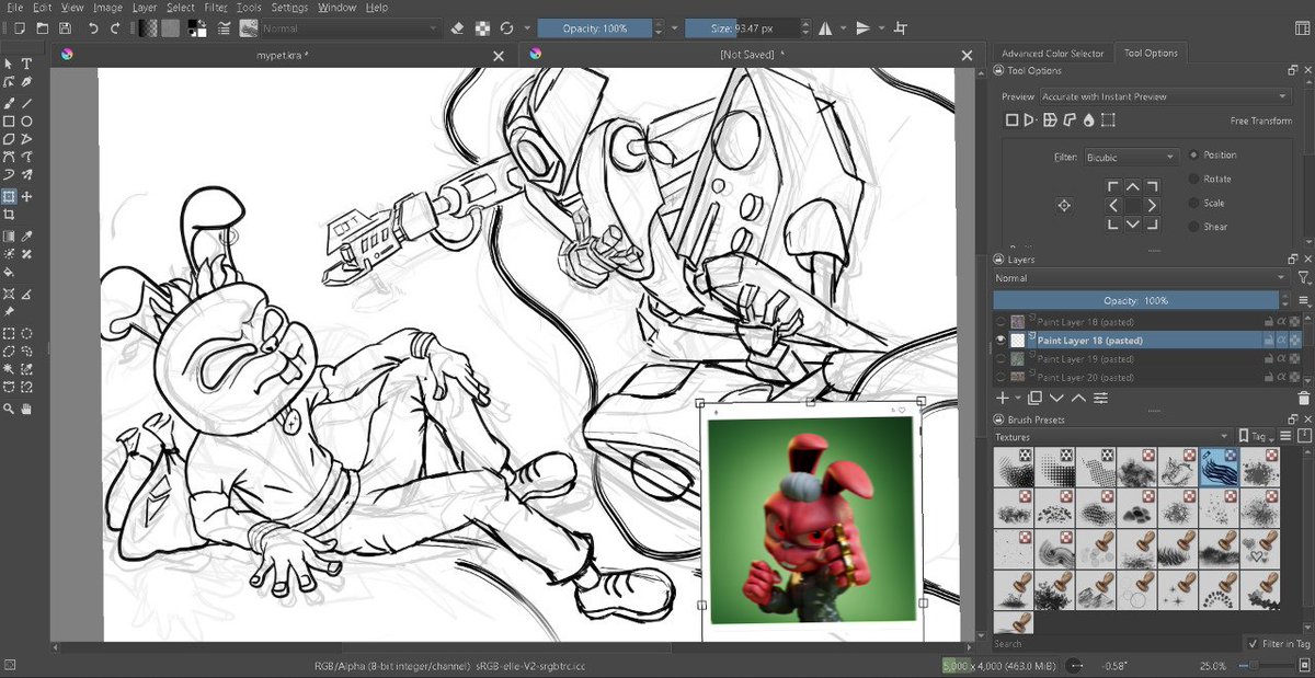 bryanmyzer's tweet image. Changed the sketch, hope I&apos;ll stick to this one 😜 #mypethooligan  #amgistudios #karrotgang #NFTCommuntiy #Sketching