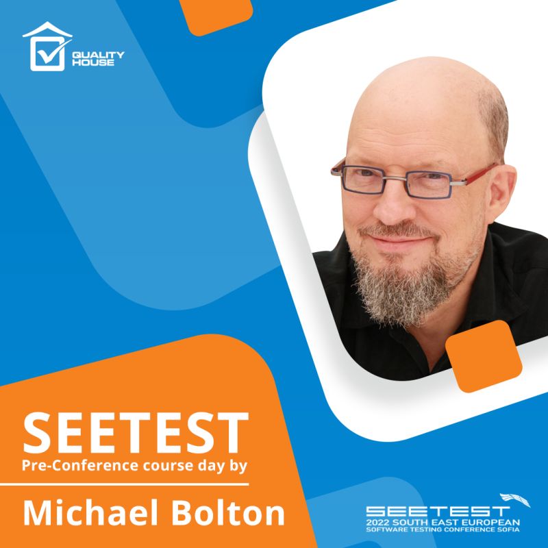 📍 Mark the date! <a href="/SEETESTConf/">SEETEST</a>  2022’s pre-conference full-day courses will be taking place on September 28 – one of the courses being Practice tester analysis training, which will be led by Michael Bolton!
👉 See more about him and the course at: bit.ly/3Nt5rmR