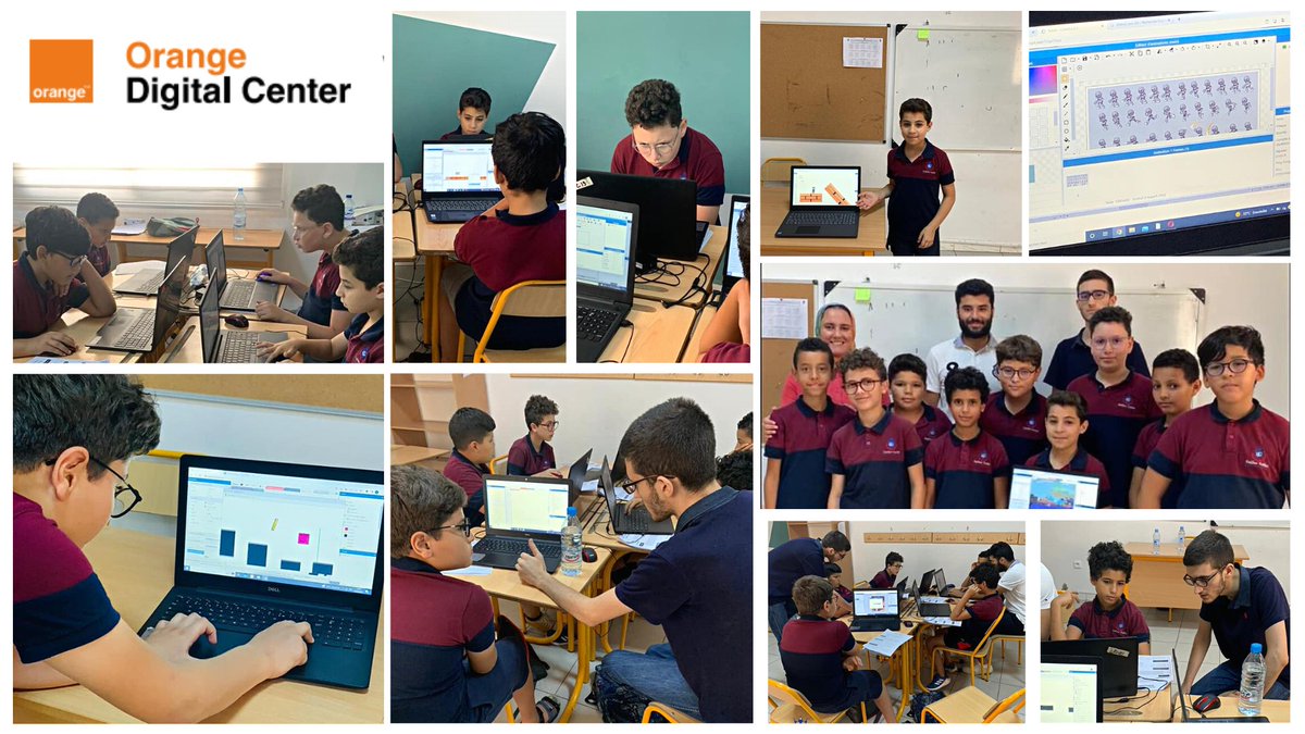 OrangeTN_Plus's tweet photo. L’année scolaire s’est terminée en beauté 🎒✏ pour les élèves de École canadienne Galileo Galilei 🇨🇦 avec l’atelier de création de jeux vidéos en 2D 🎮 animé par @CodySpace et organisé en collaboration avec #OrangeDigitalCenter. 😉
#Construct3 #codyspace #OrangeDeveloperCenter https://t.co/JiOZajfI7K