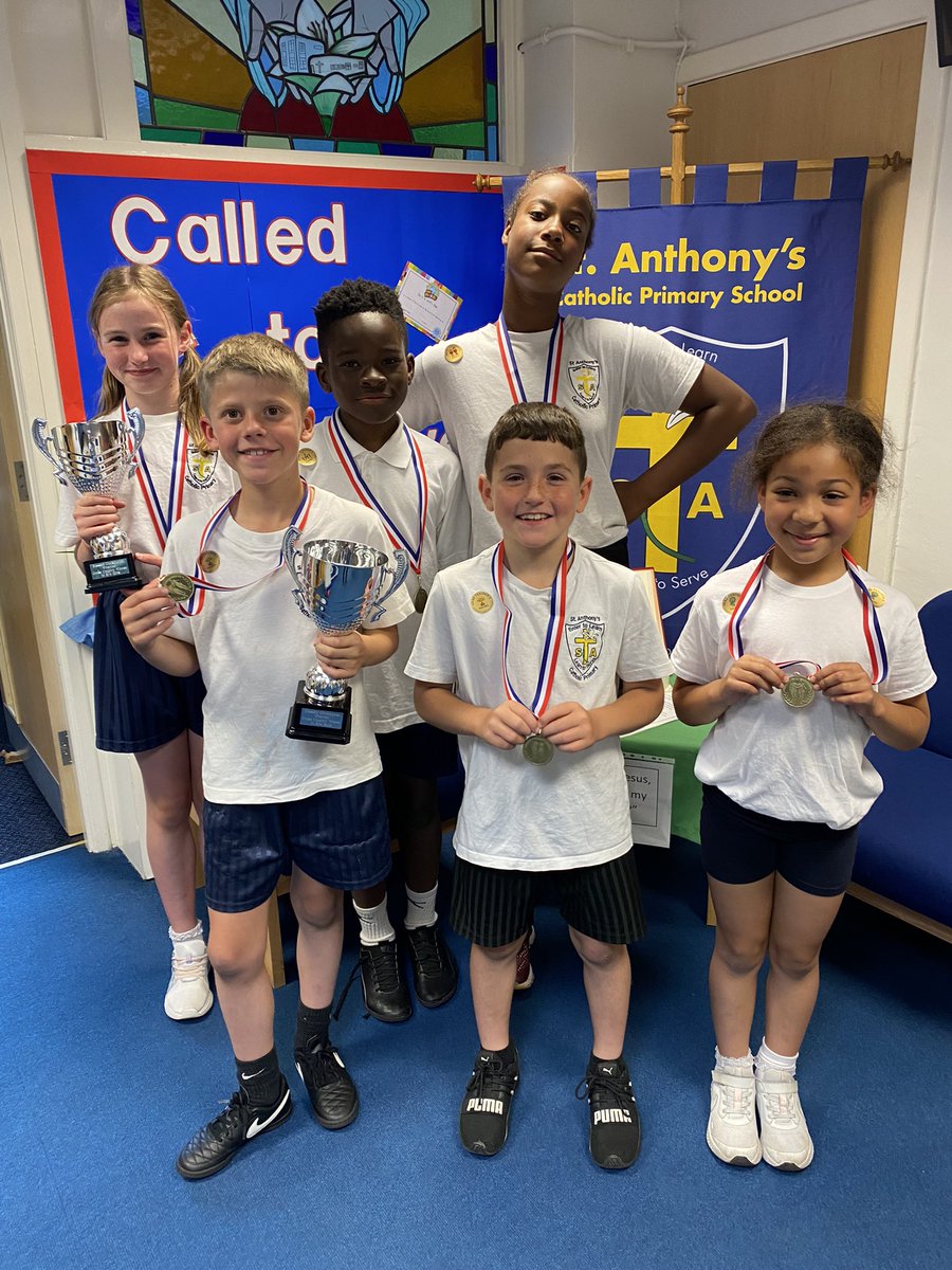 Stantclayton's tweet photo. Cross Country success this afternoon from our fantastic pupils. Super attitudes to sports and teamwork. Trophies awarded in the year 3 and 4 race. @bcw_cat @WorldAthletics https://t.co/dfqk0wA9z7