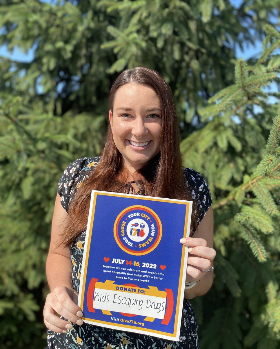 KED_Foundation's tweet photo. There is still time to support KED through #Give716! Thank you to those who have generously made a donation so far. Visit https://t.co/CkMU2AE2Rw to give a gift today! We are so grateful for your support as we continue our efforts to combat the disease of addiction in WNY! https://t.co/1705qEzhsK