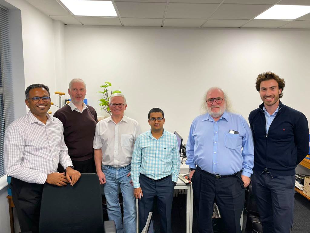 TPFSoftware's tweet photo. Meet the gentlemen behind #AirportInformationSystem Rick Goold and his team Paul, Kevin and Callum interacting with our CEO Karthikeyan Doraiswamy and Senior Director Nagaraj Krishnamurthy along with Marcus from #JuniperGroup
#AIS #TPFSoftware #MandA #TSI #MoveForwardTogether https://t.co/1b2VzGrw0D