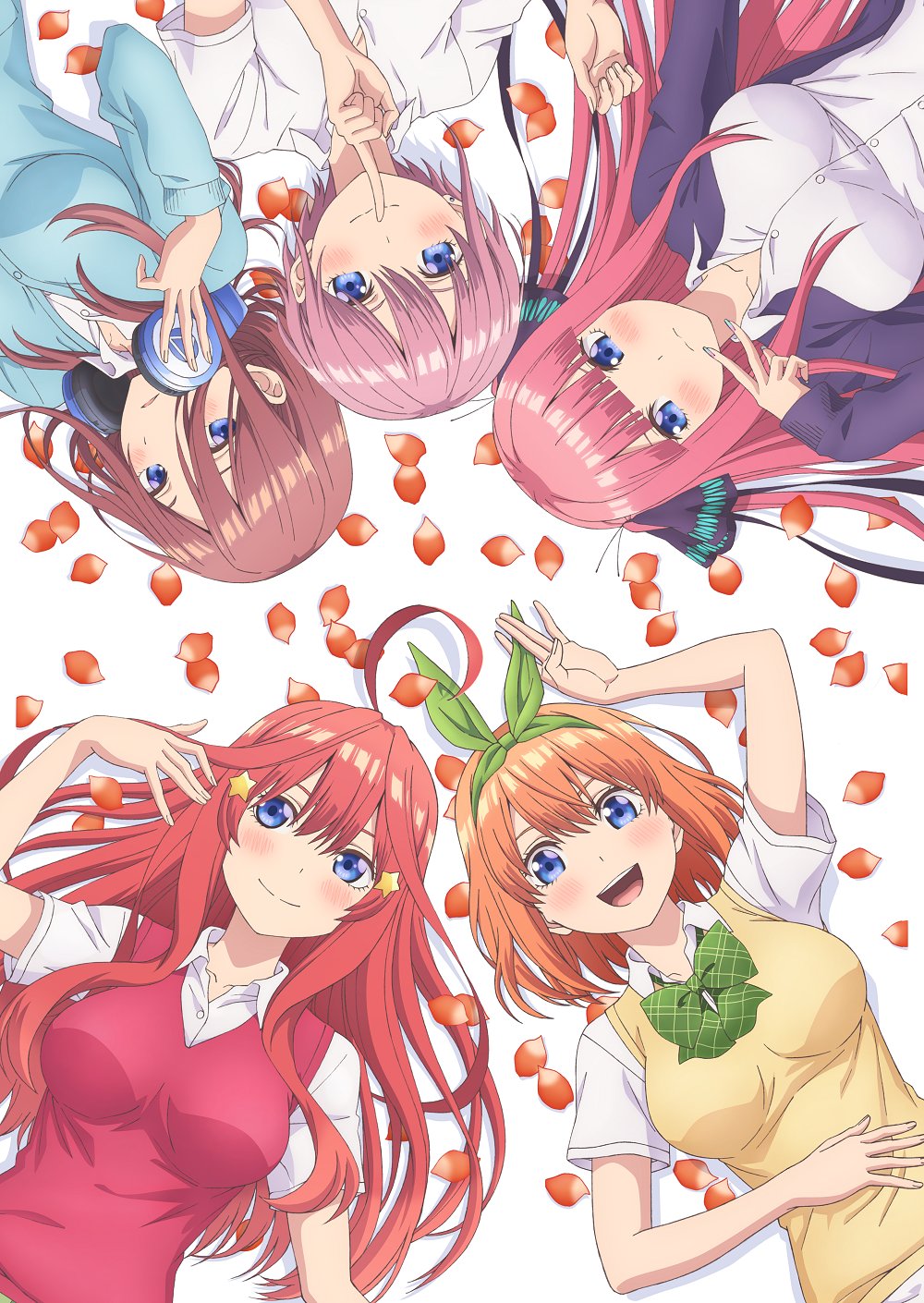 Anime gotoubun no hanayome dublado 