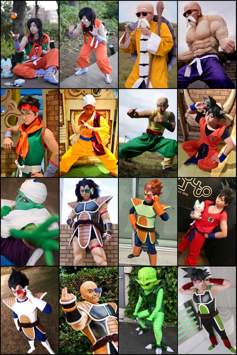 amuroray1104's tweet image. ドラゴンボールのコスプレをまとめてみた!
最初にコスプレしたのは人造人間20号🛠
スキンヘッドや被り物にも挑戦、ギニュー特戦隊も1人でコンプ💪
撮影や合わせ、作るきっかけをくれた方々に感謝🙏
ドラゴンボールの衣装は作るの楽しいし、やりたいキャラも少しあるので、もうちっとだけ続くんじゃ😎