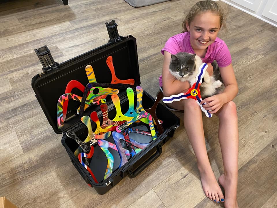 Thanks again <a href="/SKBCases/">SKB Cases</a> for providing cases for the kids to transport their boomerang gear safely to World Cup in France.
