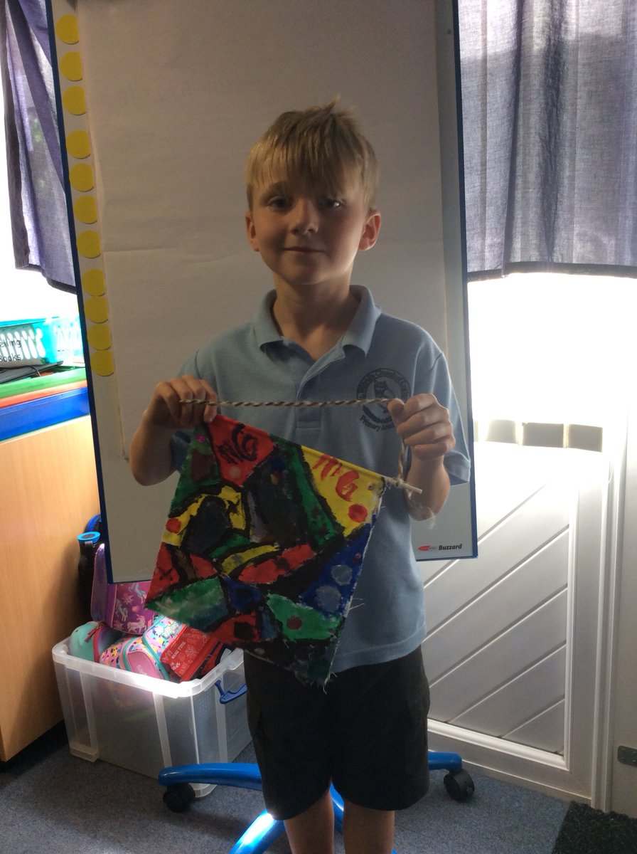 Our amazing African Art project is complete. They look amazing!