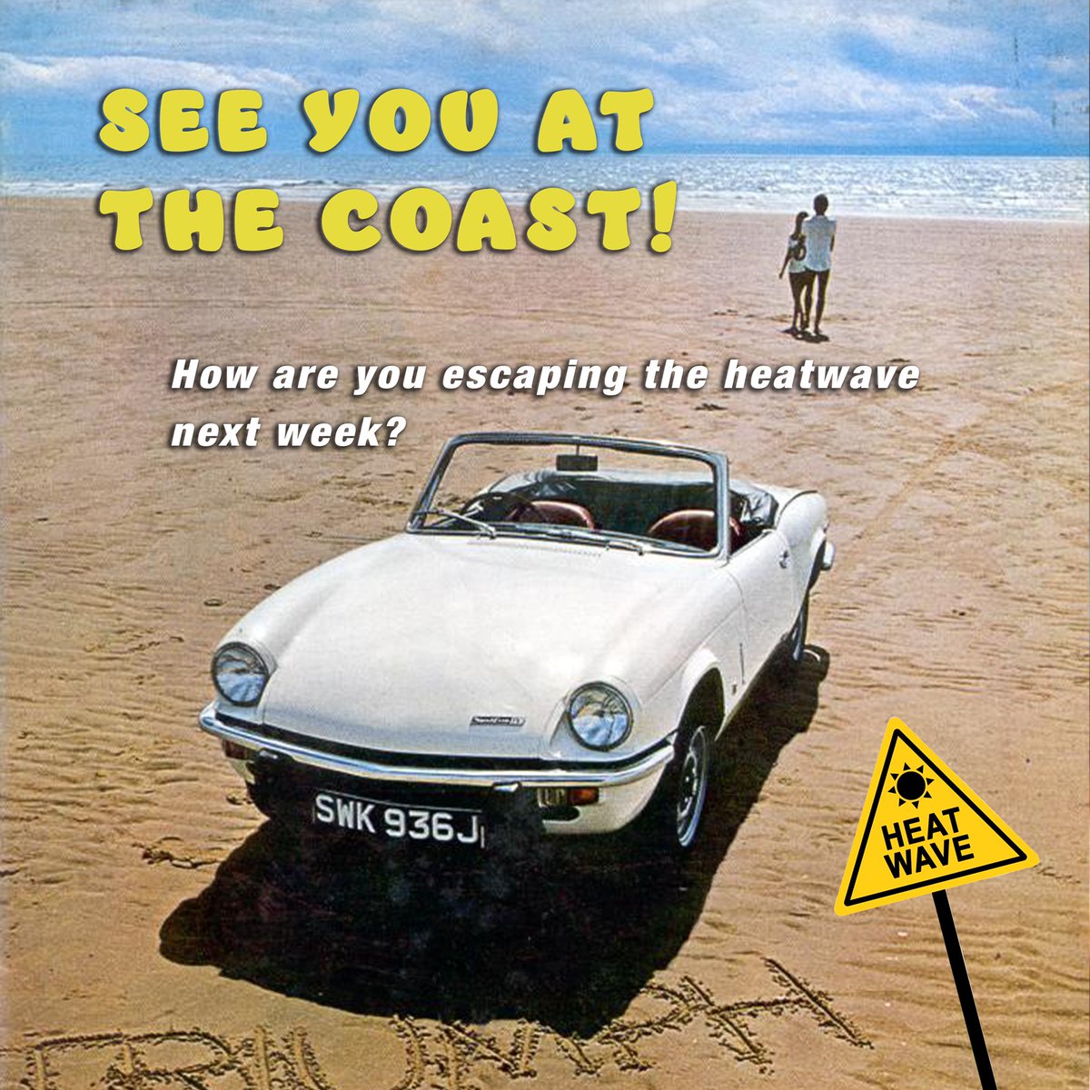 rimmerbros's tweet photo. With temperatures expected to rise over 38 degrees Celsius, how are you going to be enjoying or escaping the heatwave next week? 🌡☀️🚗
#triumphcars #triumphspitfire #triumphcar #classiccars #classiccarrestoration #landrover #rangerover #mgcars #rovercars #heatwave https://t.co/beMlJ84evv