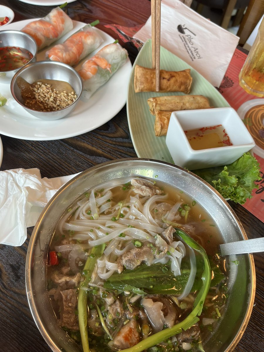 Vietnamese food today. Ate out. #Vietnamese #food #healthyfriday #FridayFeeling good day my Twitter friends, please stay safe and well.