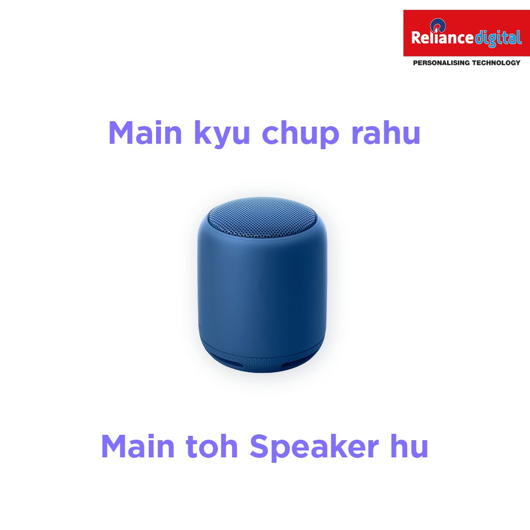 RelianceDigital's tweet photo. Main kyu ek tech item bechu? Main toh Reliance Digital hu.
Visit the nearest store or shop at https://t.co/rHRgMyGAsE and get the latest tech delivered with less than 3 hour Insta Delivery. *T&C Apply
#MainKyu #MomentMarketing #Topical #TopicalPost #TopicalSpot https://t.co/zPvWRbOmvE
