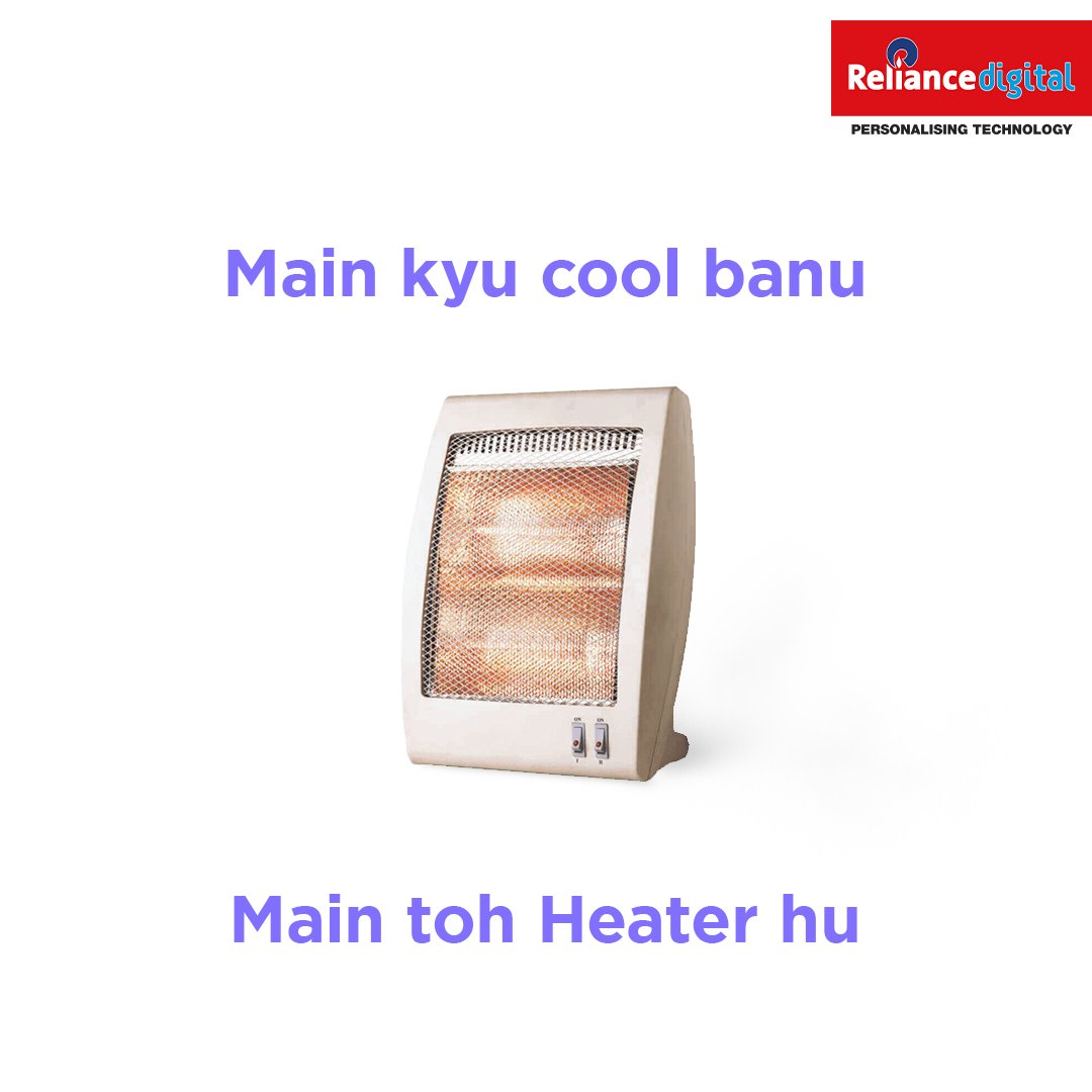 RelianceDigital's tweet photo. Main kyu ek tech item bechu? Main toh Reliance Digital hu.
Visit the nearest store or shop at https://t.co/rHRgMyGAsE and get the latest tech delivered with less than 3 hour Insta Delivery. *T&C Apply
#MainKyu #MomentMarketing #Topical #TopicalPost #TopicalSpot https://t.co/zPvWRbOmvE