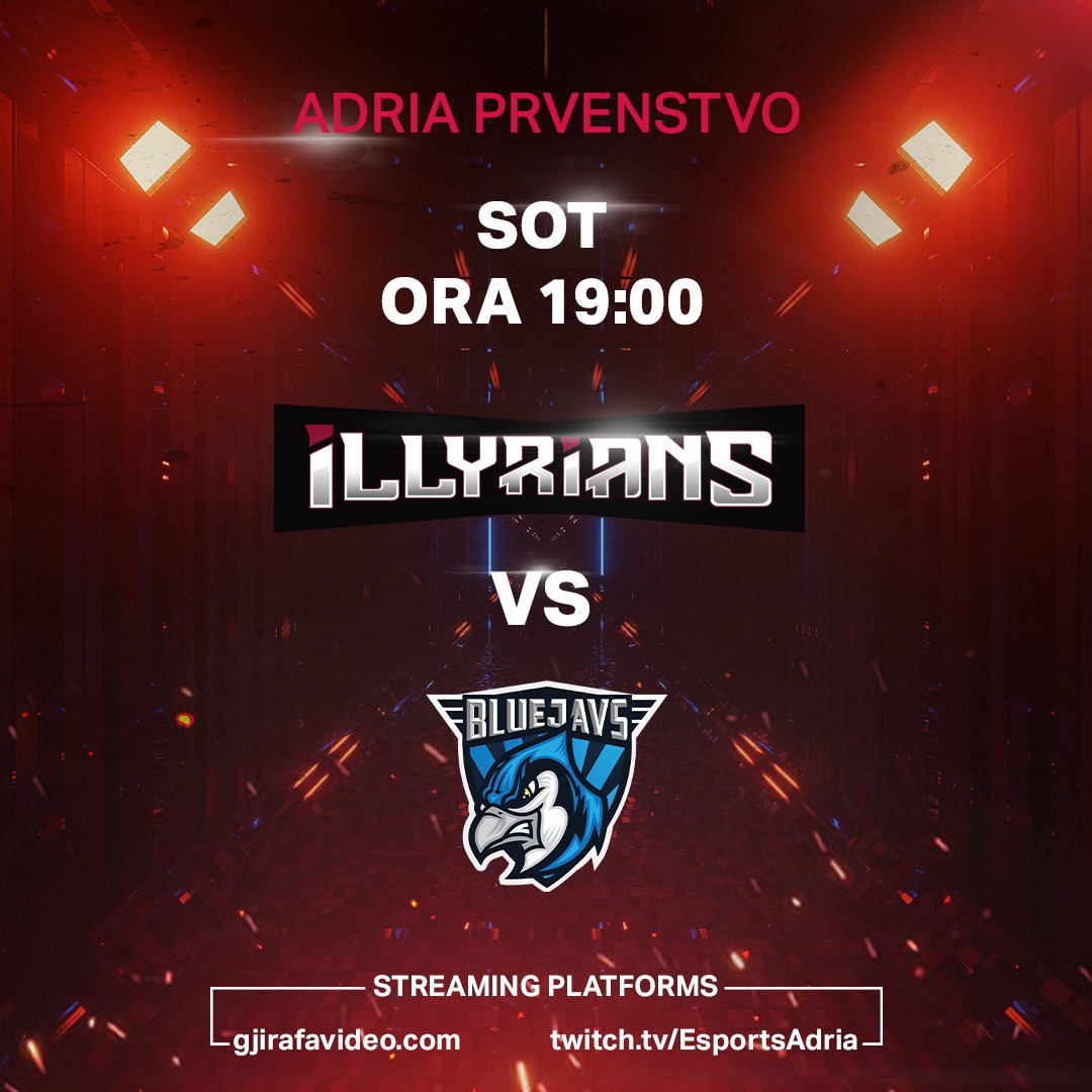 Illyrians_team's tweet photo. MOS E HUMBISNI DUELIN SOT NË CS:GO! 💪🏻

ILLYRIANS 🇽🇰🇦🇱 vs BLUEJAYS 🔵

PREJ ORËS 🕙 19:00 

BE READY🔥

#ILLYRIANS #ILLYRIANSCSGO https://t.co/xnW7Qb4oeA
