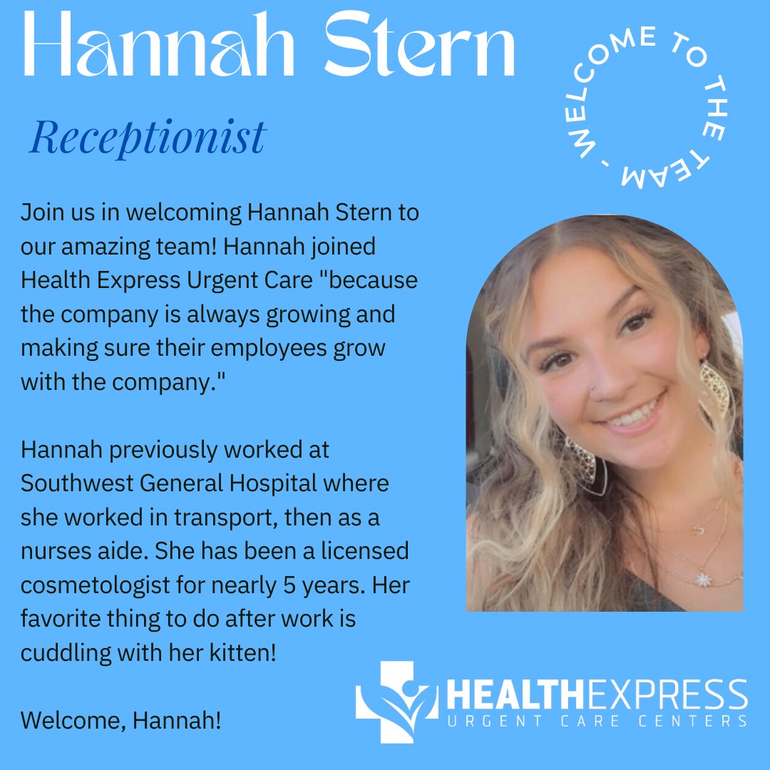 Meet one of our newest team members, Hannah! We love Hannah's upbeat personality, energy, and diligence (just to name a few). We're honored to have you as part of our HEUC family, Hannah! 🥳
#staffappreciation #employeeshoutout