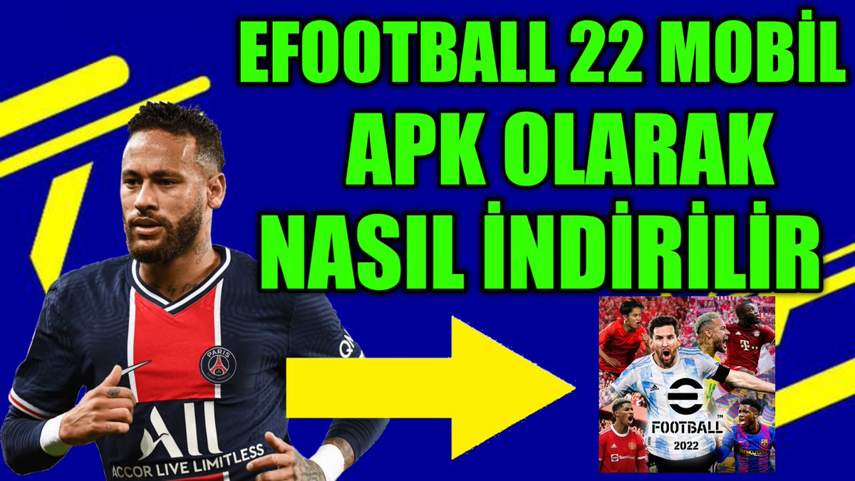 EFOOTBALL 22 MOBİL APK OLARAK NASIL İNDİRİLİR VE KURULUR
LİNK:youtu.be/xGgCPxwsTww