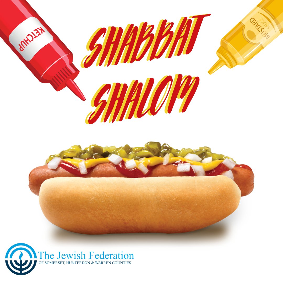JFedWCNJ's tweet photo. Shabbat Shalom! In celebration of #NationalHotdogMonth check out a bit of history on the beloved kosher hotdog. https://t.co/SGi2p2YybH
#Jewishfederationsofnorthamerica #ShabbatShalom https://t.co/sp3iK8Newu
