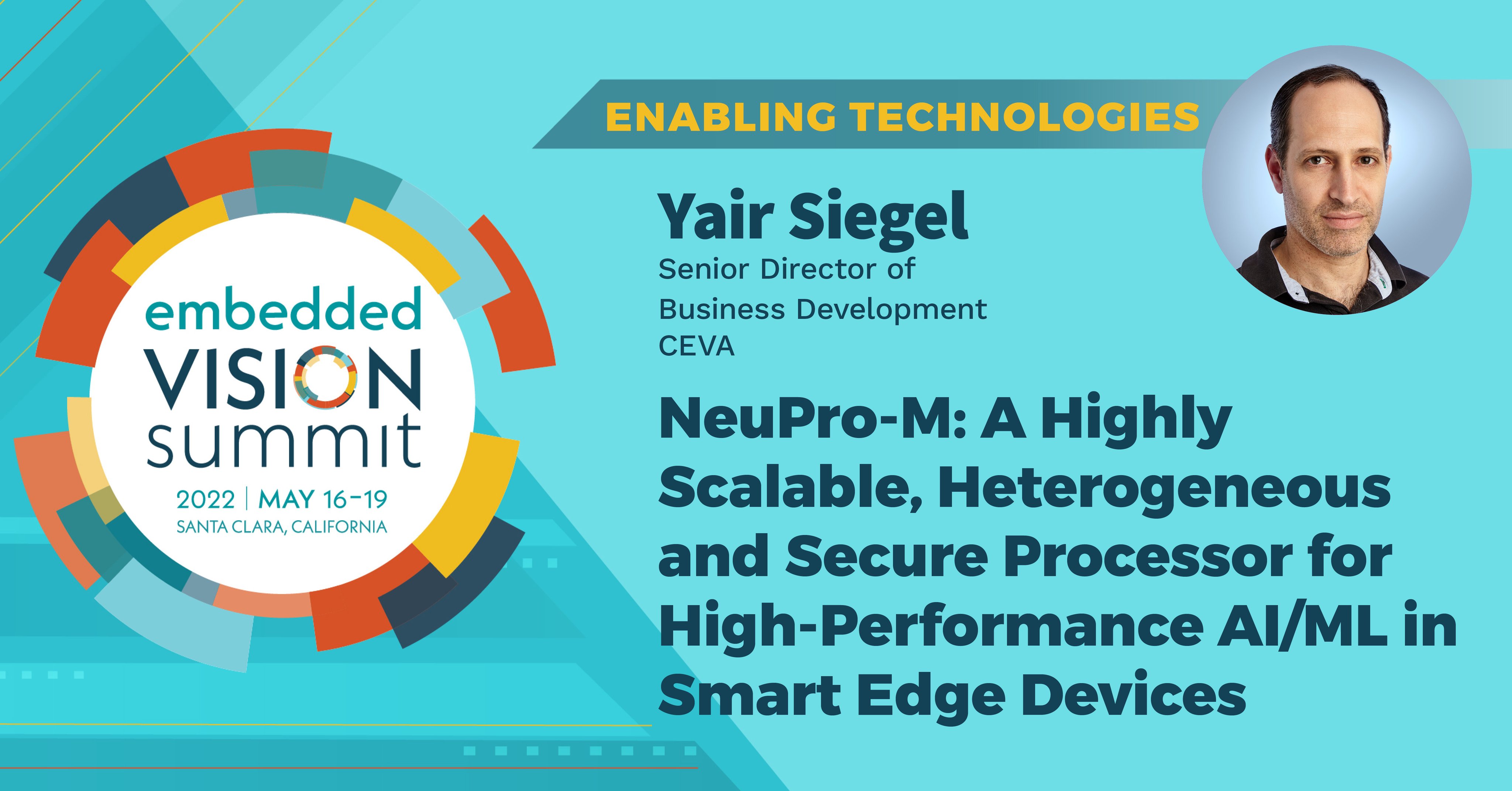 Edge AI and Vision Alliance on Twitter "New Embedded Vision Summit