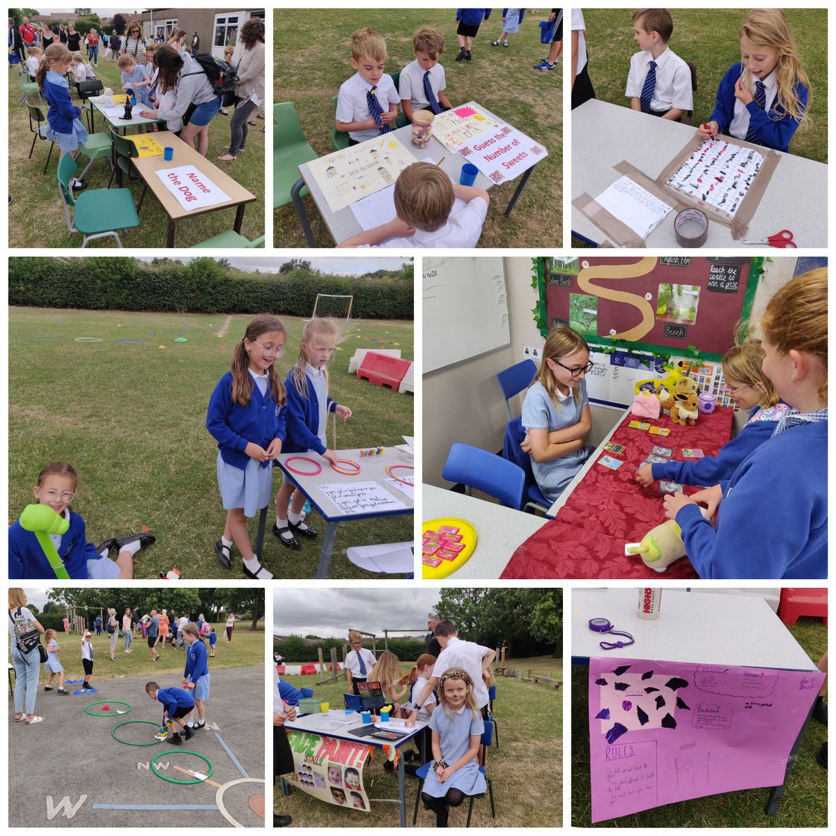 PATLarksHill's tweet photo. It's our Summer Fair!
Each class has designed games and stalls to keep everyone entertained 😃
#summerFair #BetterNotRain https://t.co/IcLCPIJKKB