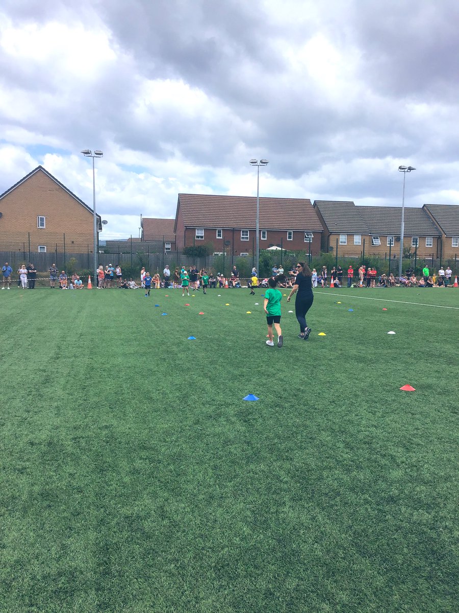 MissMulcaster's tweet photo. A super Sports Day! Da iawn to all the children who took part and a massive diolch to parents for coming to support them. You should be very proud! ❤️💚💙💛 #JPPSwellbeingweek2022 https://t.co/zkJgcUNwdy