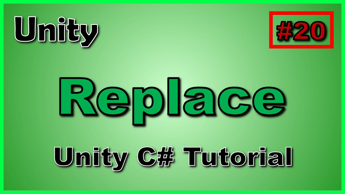 dasaluin_'s tweet photo. Unity: Replace | #20 | Unity C# Tutorial: https://t.co/IZst99U6uW

#programmieren #unity #tutorial #replace #replaceText #CSharp #learn #lernen #YouTube #Unity @YouTube https://t.co/jGYbf5vbsu