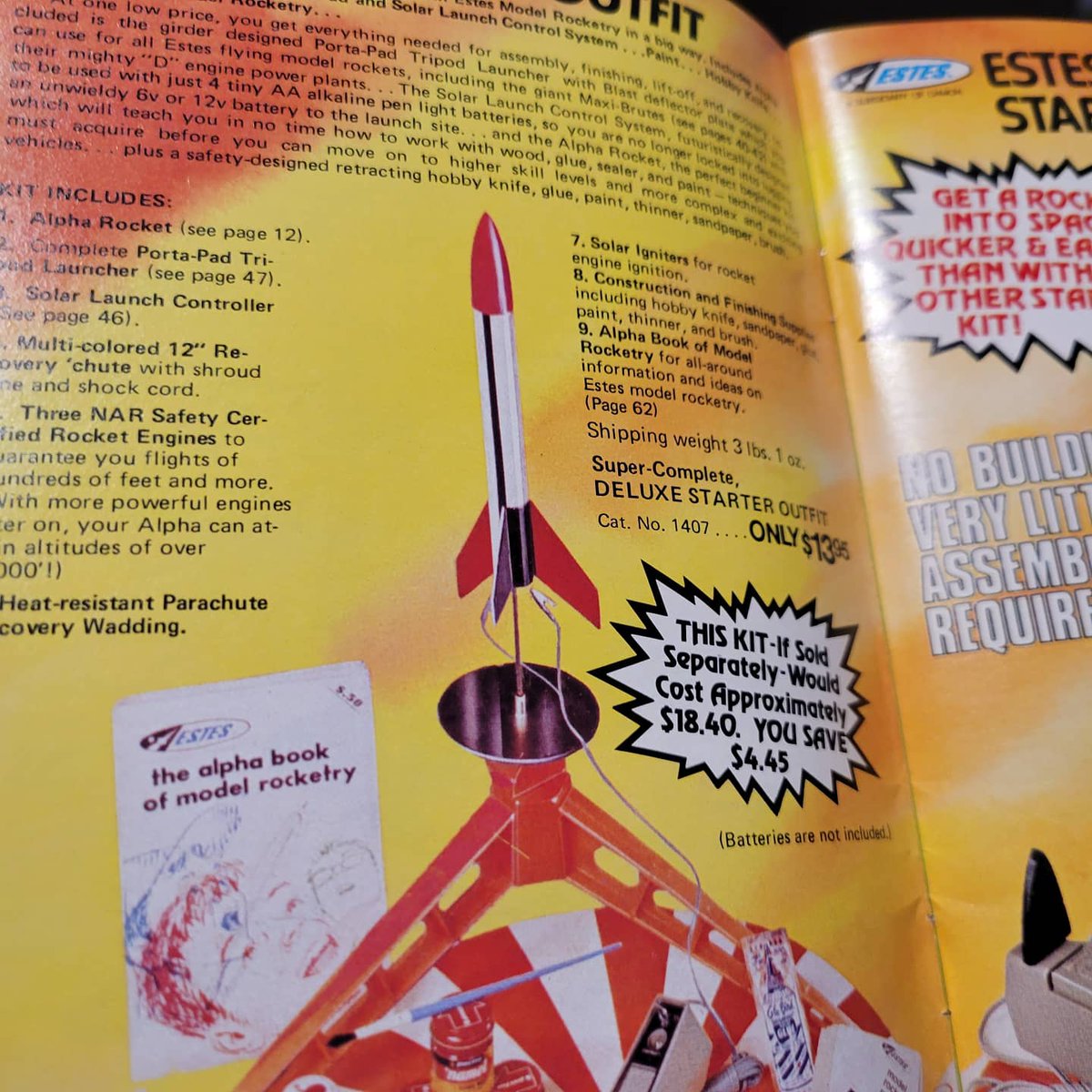 modelrockets321's tweet photo. 1977 Starter Set. Launch and Launch it again and again. 
#rocketry #rocket #modelrocket #instagramdown #Modelrockets321 #hobby #rockets #launch #recovery #nasa #sacex #follow https://t.co/RyrE1b4VP2