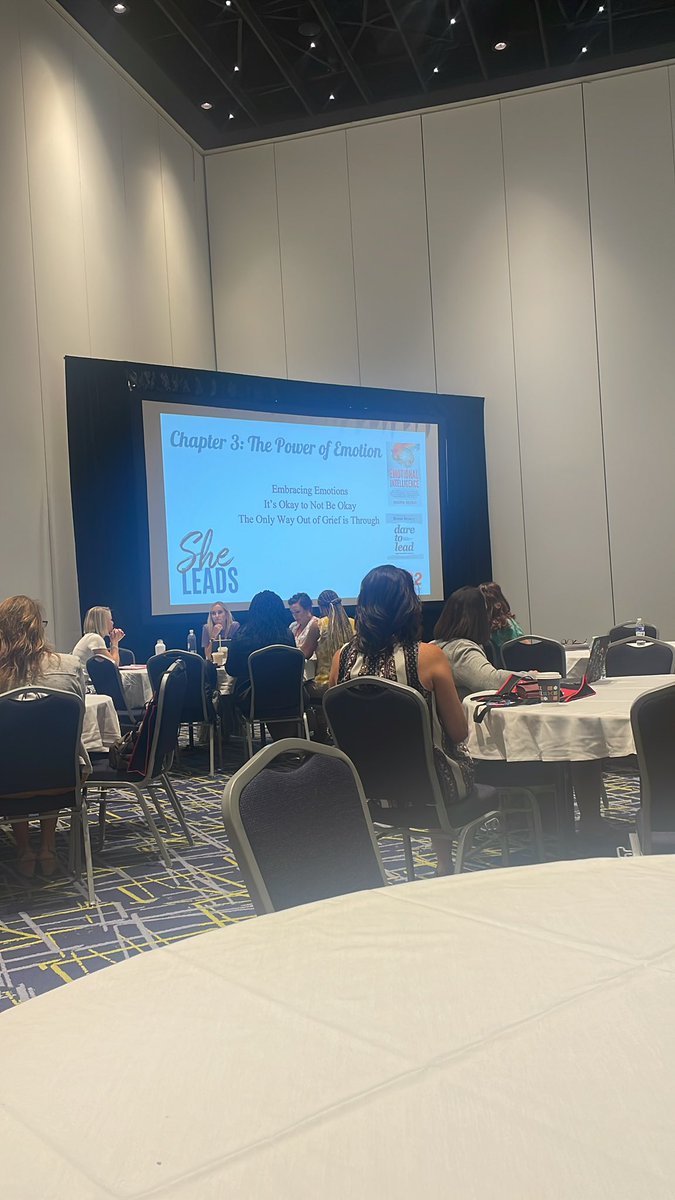 PrincipalPieper's tweet photo. True words from @DrRachaelGeorge and @MajaliseTolan “it’s not orderly and it can be a hot mess” &amp; remembering to empower the organization to lead  #sheleadsk12 #NAESP22 https://t.co/fzNQFBso99