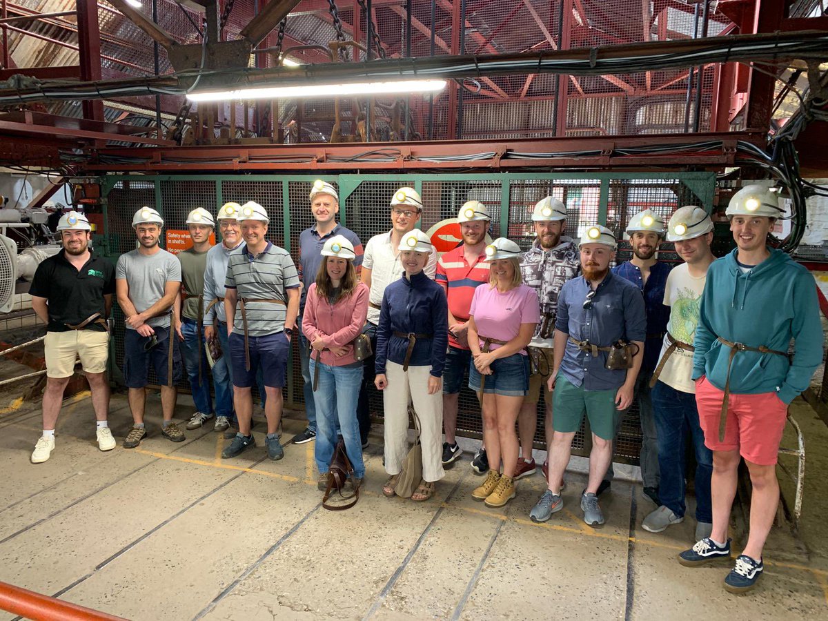 After spending most of our time investigating shallow coal mines, our Cardiff team took a well earned break and visited the big pit in Blaenavon today.