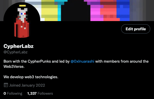 CypherLabz tweet media