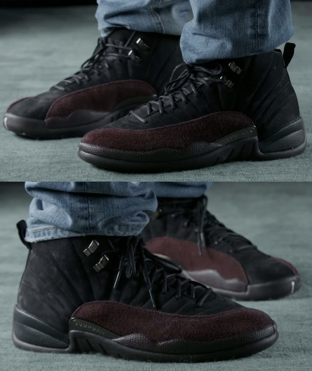 zSneakerHeadz's tweet photo. FIRST LOOK at the 2022 A Ma Maniére x Air Jordan 12 SP #Black ⚫️🍷 https://t.co/nZcfpVxvOH