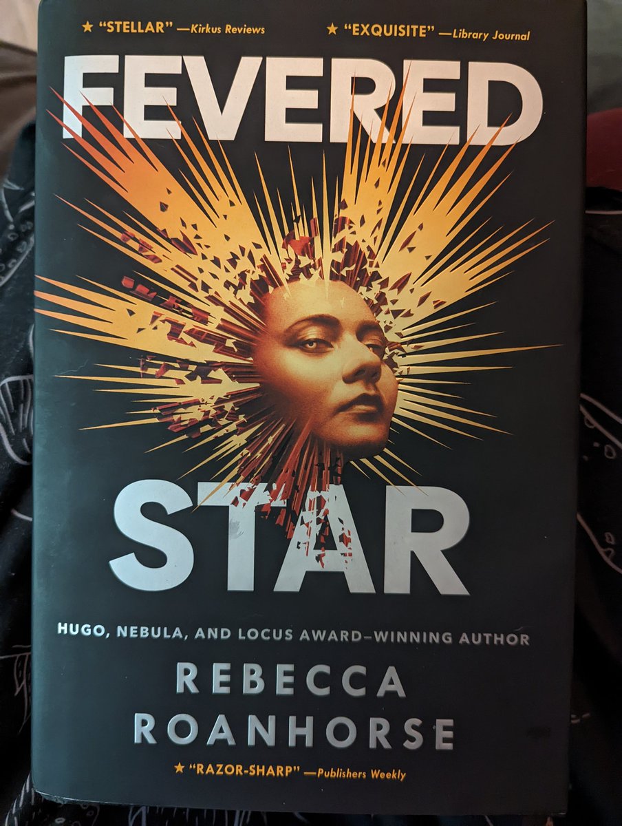 My #fridayreads is Fevered Star by @RoanhorseBex, a wonderful follow up to Black Sun!