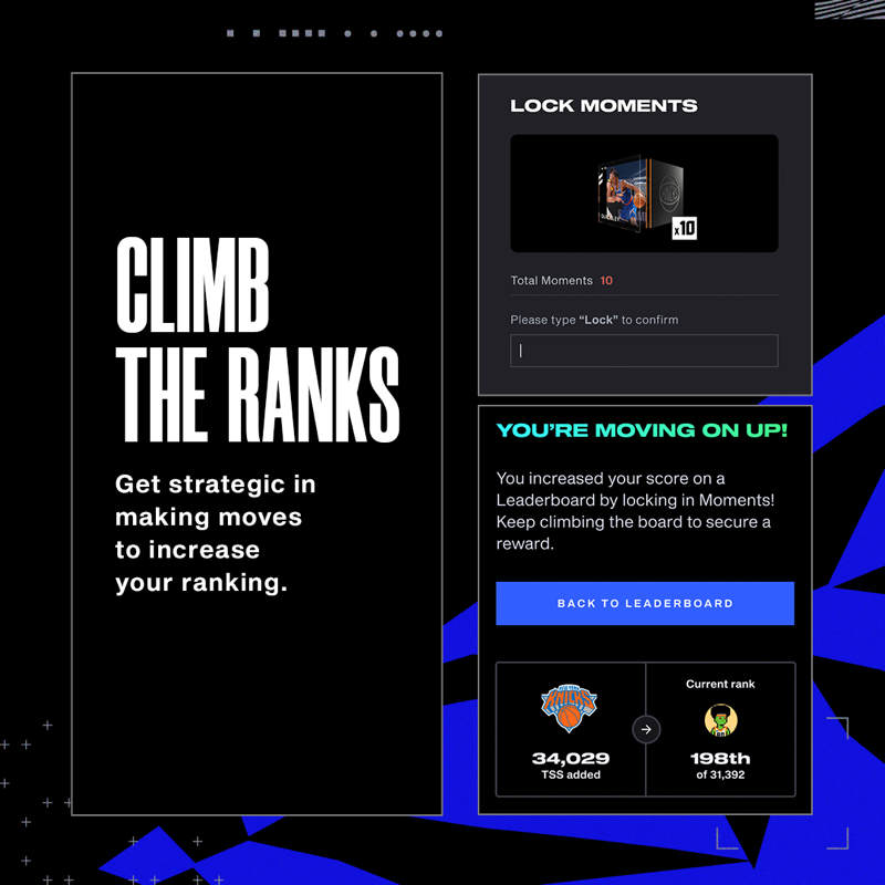 NBATopShot's tweet photo. 𝗜𝗡𝗧𝗥𝗢𝗗𝗨𝗖𝗜𝗡𝗚: 𝗡𝗕𝗔 𝗧𝗘𝗔𝗠 𝗟𝗘𝗔𝗗𝗘𝗥𝗕𝗢𝗔𝗥𝗗𝗦 👑

Lock Moments. Climb Leaderboards. Earn Bragging Rights. Access Exclusive Rewards.

Read more about this exciting new feature. ⤵️