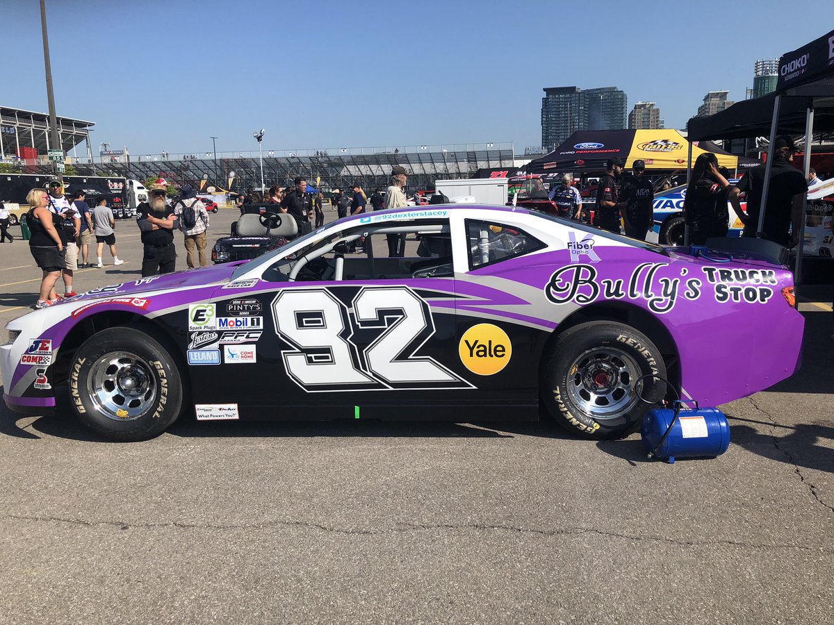 bryanwatts61's tweet photo. The Yale Pro SL Series #92 Camaro driven by Dexter Stacey is ready for practice and qualifying for the NASCAR Pinty’s race today at the Toronto Honda Indy! Stay tuned! #YalePro https://t.co/FeCvnjKcGG