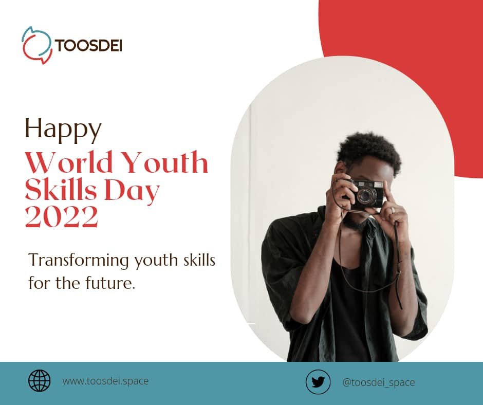 Toosdei_space's tweet photo. Happy #WorldYouthSkillsDay ☺ https://t.co/kd92UiRqc4