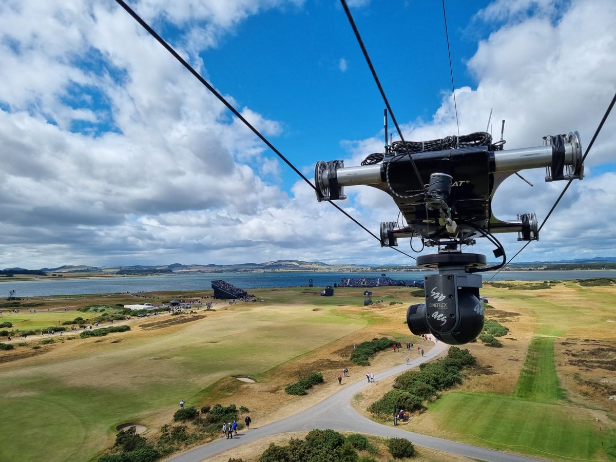 EMGLiveUK's tweet photo. It's day two at @TheOpen ⛳ and we're enjoying some first class #golf at #StAndrews. Check out this great article about our @ACSMediaUK 350yard/320 meters wire cam at The Open - https://t.co/NDm3UDoKB4
@BroadcastRF #WEMG #EMGUK#outsidebroadcast #TheOpen #BRF #ETP #IMG #Skysports https://t.co/EiIDmCMCdg