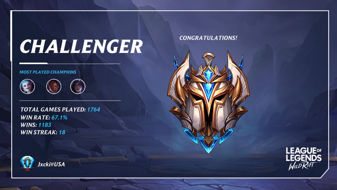 j9cki's tweet image. Season 5 End 6000 LP! 📲 #WildRift