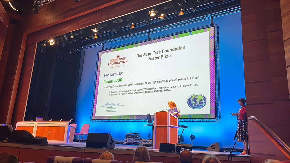 Edinburgh Cleft 2022 (@edincleft2022) on Twitter photo <a href="/scarfreeworld/">Scar Free Foundation</a> Poster Prize Presented by <a href="/imogenund/">Imogen Underwood</a> - Winner: Emma Juuri #Cleft2022 #excellence <a href="/scarfreeworld/">Scar Free Foundation</a> Poster Prize Presented by <a href="/imogenund/">Imogen Underwood</a> - Winner: Emma Juuri #Cleft2022 #excellence