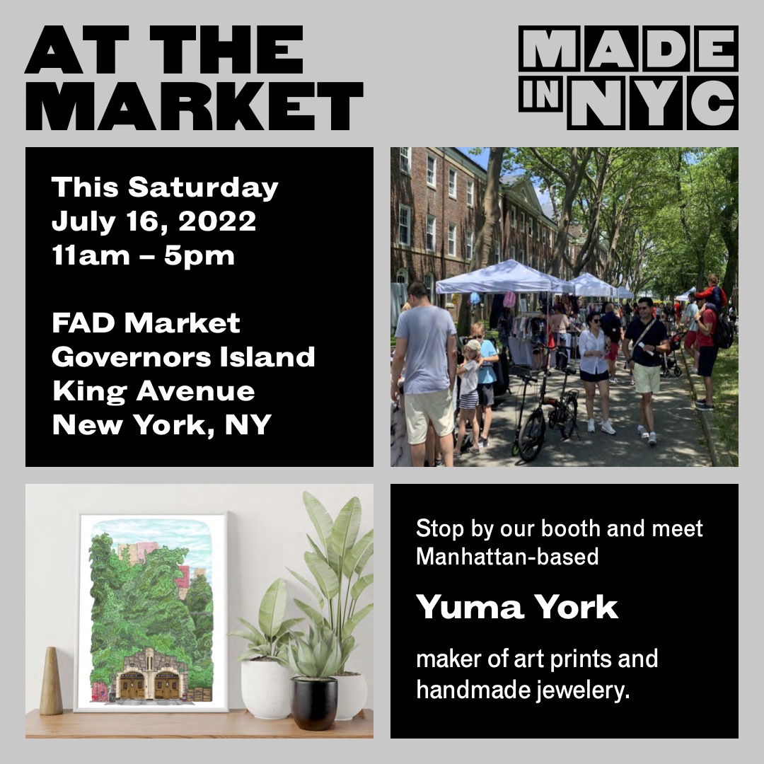 madeinnyc's tweet photo. This weekend: catch Made in NYC members YumaYork NYC at @fadmarket Governors Island (Sat) and @Creme_Cocoa at the @GrandBazaarNYC Ice Cream Blizzard (Sun). 

#MadeinNYC #WashingtonHeights #MadeinManhattan #CrownHeights #MadeinBrooklyn https://t.co/cFNB2prytu