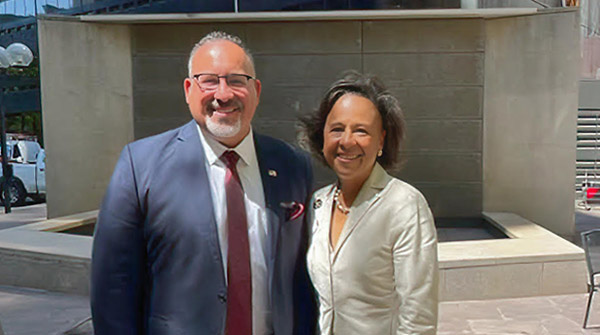 I was so honored to meet earlier this week with <a href="/SecCardona/">Secretary Miguel Cardona</a> to discuss some of the challenges and opportunities of this moment within higher education.