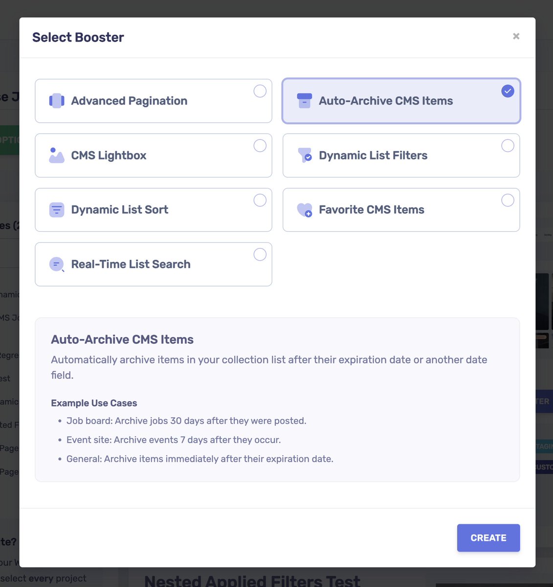 We've been improving the design and UX of <a href="/Jetboostio/">Jetboost</a> over the past few weeks!

Some examples below, starting with the ugliest original design first. 🤣

Selecting a Booster for your <a href="/webflow/">Webflow</a> site.

𝐁𝐞𝐟𝐨𝐫𝐞                                    𝐀𝐟𝐭𝐞𝐫