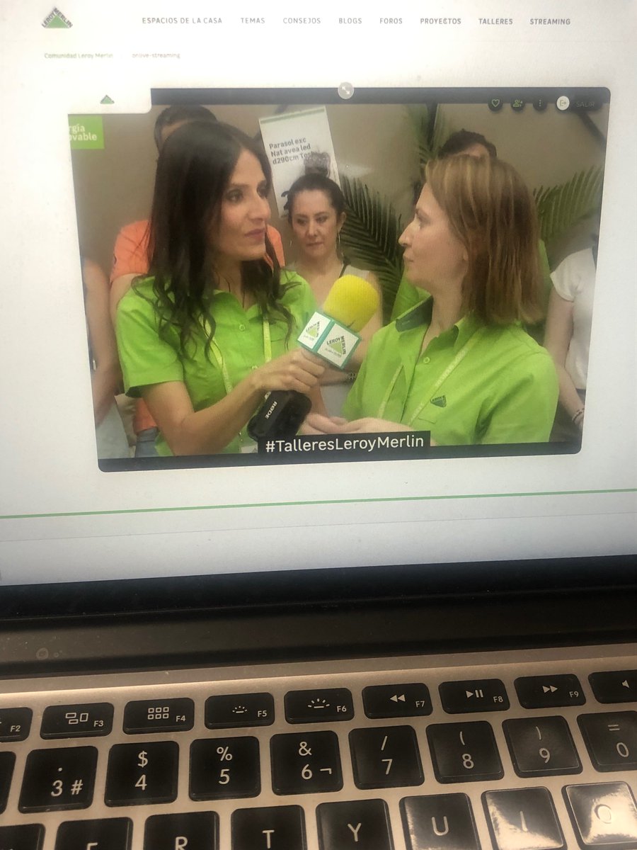 Siguiéndolo en directo desde #ComunidadLeroyMerlin #TalleresLeroyMerlin